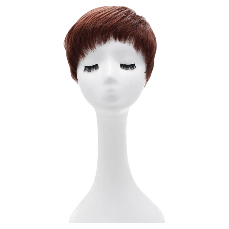 网红bobo自然风透气假发女短发