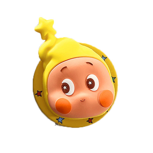 星星人哭娃适用苹果华为磁吸手机支架可伸缩便携桌面固定强力吸附