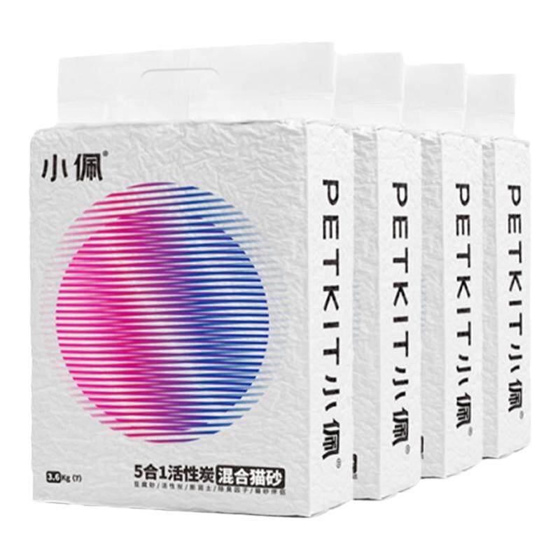 7L×4袋小佩五合一混合砂