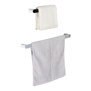 ecoco毛巾架子卫生间浴室壁挂置物架毛巾单杆厕所洗手间收纳挂架