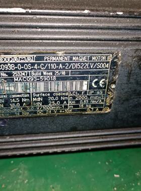议价力士乐电机MAC093B-0-0S-4-C/110-A-2/DI522LV/S004 可测试