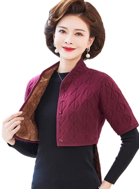 坎肩羽绒棉护肩女秋冬季睡觉棉