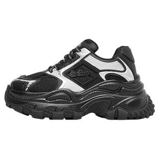 Lee Cooper厚底老爹鞋女2026新款春季时尚休闲女鞋网面轻便运动鞋