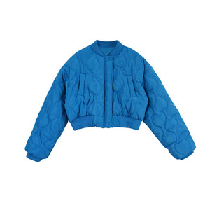 美拉德ins港风短款棒球服外套女秋冬季设计法式小众羽绒棉服夹克