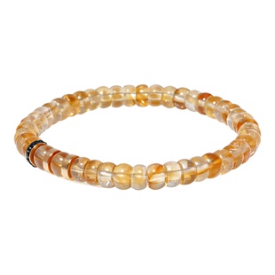 GUDESS原创黄水晶手链黄塔晶药片手串男士水晶饰品送男友生日礼物