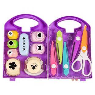 压花器儿童手工材料DIY工具图案大号花边剪刀全套装印花器机神器