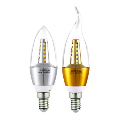 led巨祥小螺口拉尾节能蜡烛灯泡