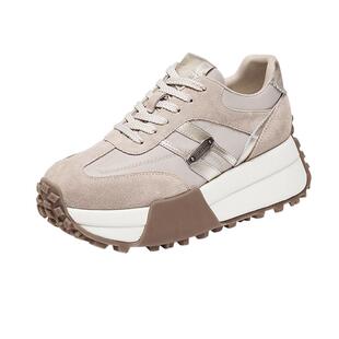 思加图新款复古德训鞋厚底增高运动休闲鞋轻便女鞋子G0962CM5