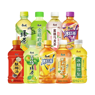 康师傅饮料330ml*12瓶冰红茶冰糖雪梨青梅绿茶酸梅汤夏季整箱茉莉