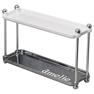 浴室化妆品台面洗手间用品厕所桌面洗漱台收纳架子卫生间置物杯架