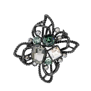 法国Eternelle复古宫廷风胸针女高档饰品 时尚胸花双用毛衣链吊坠