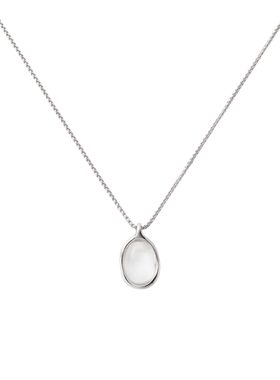 EWEST 新款时序露珠水晶项链女项坠透明小众吊坠颈链轻奢锁骨链