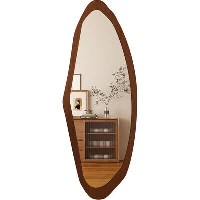 全身镜中古贝壳镜异形网红全身镜