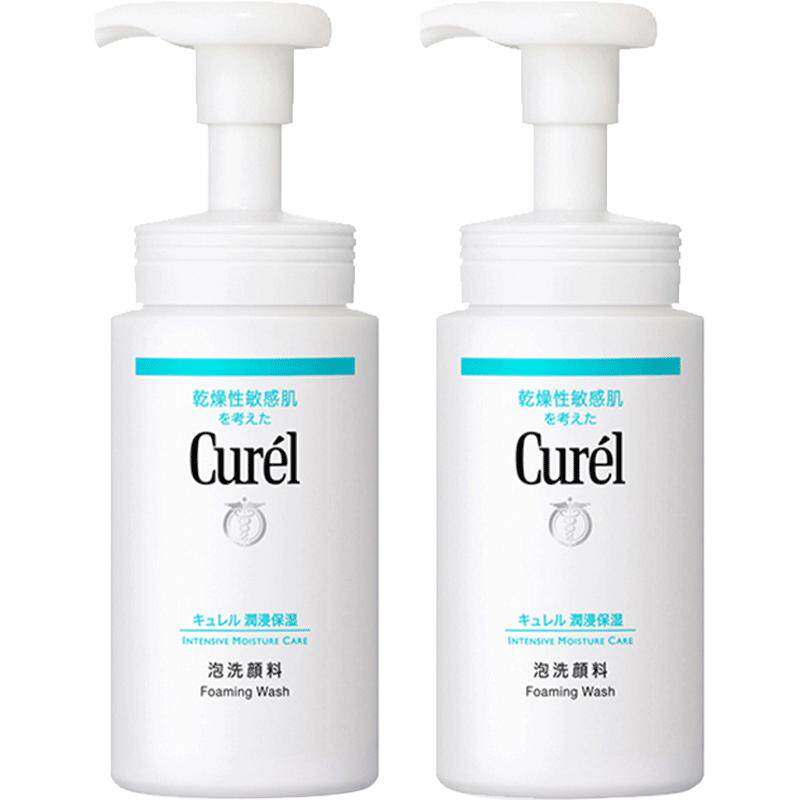 官方正品日本松本清珂润神经酰胺干燥肌泡沫洗面奶洁面乳150ml*2