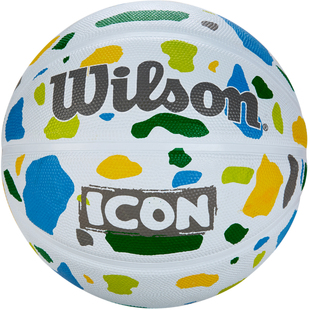 Wilson威尔胜3号儿童篮球幼儿园专用pu5号橡胶球室外训练专业蓝球