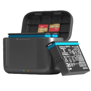 阿迈适配影石insta360 X4Air电池充电座座充充电管家配件快充充电仓 X4Air全景相机钢化膜保护套自拍杆配件