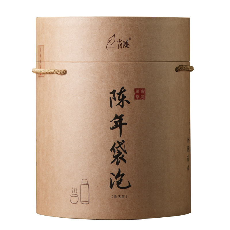 肖鸿黑茶五年陈袋泡茯砖茶300克