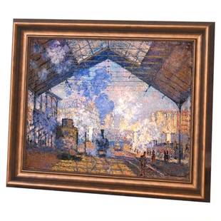 实木画框定制油画外框装裱框高级感相框空框欧式美式复古外框框架