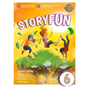 现货进口原版剑桥官方少儿英语YLE考试三级考试教材story fun 6第二版 学生用书带在线练习+练习册套装Story fun for Flyers