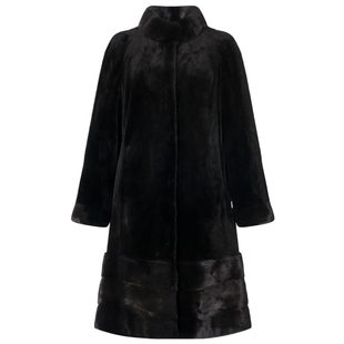 【水貂毛】CADIDL卡迪黛尔时尚中长款皮草大衣裘皮外套女冬季新款