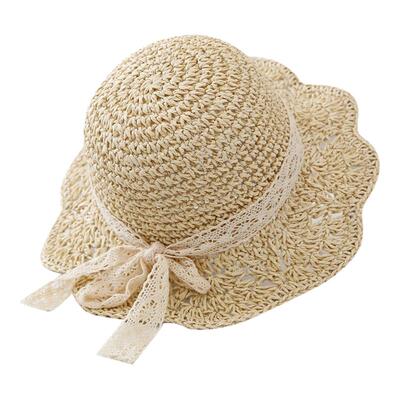 女宝宝帽子夏季遮阳渔夫帽草帽