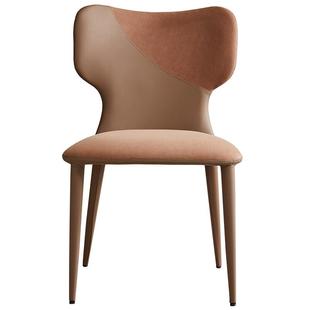 全友家居餐桌椅子客厅吃饭椅高级靠背凳子休闲家用书椅2025年新款