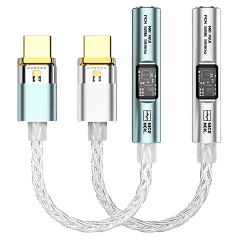 原道NK1 MAX解码耳放转接线双芯片CX31993+MAX97220便携式小尾巴