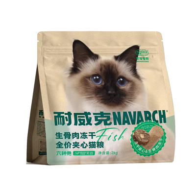 耐威克六种鱼生骨肉冻干猫粮