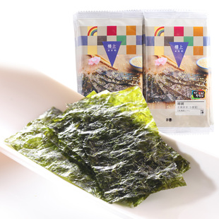 中国香港楼上 韩国有机紫菜(方便装)(2gx20袋)(直邮)少盐少油零食