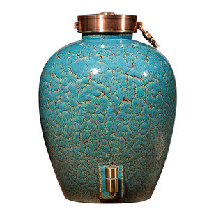 景德镇陶瓷酒坛子家用密封10斤30斤50斤装高端存酒缸空瓶泡白酒罐