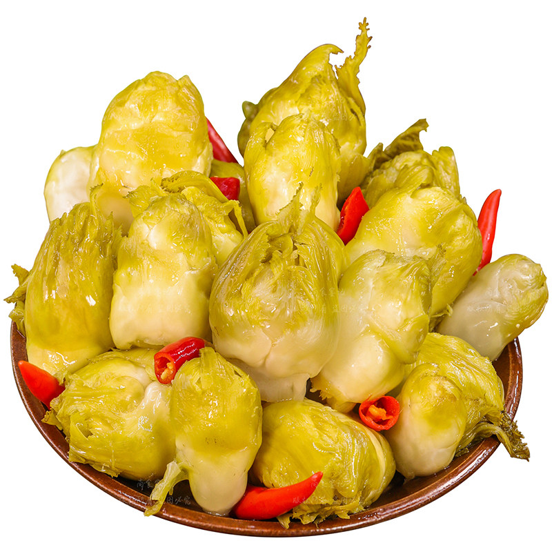 爽口泡儿菜爽脆可口酸辣下饭解腻