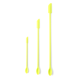 创意二合一硅胶抹刀迷你果酱抹刀双头小尖刮头加长化妆瓶刮刀套装