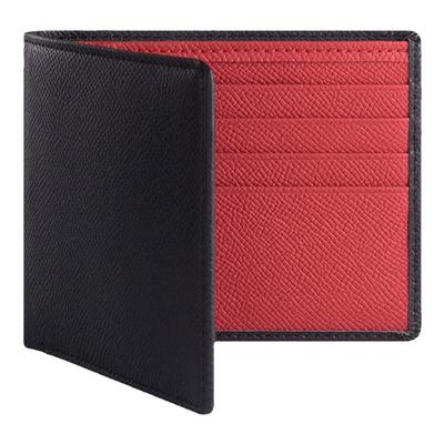 头层牛皮两折钱包轻便大容量