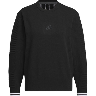 Adidas/阿迪达斯正品新款女士透气网眼针织宽松套头衫JG1381