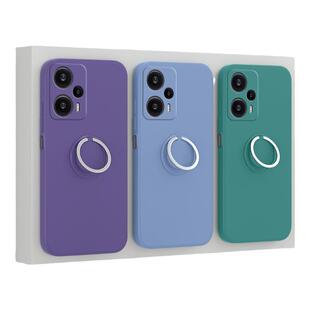 适用红米note12Turbo手机壳redminote12T小米新款套trubo硅胶n0te全包not防摔redmi男女挂绳指环扣带支架red