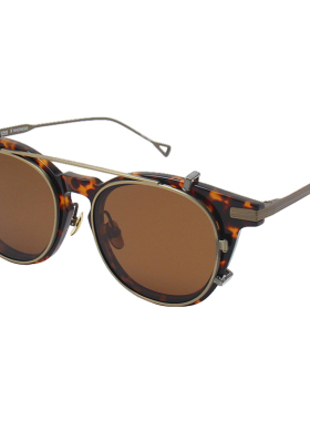 余文乐同款纯钛复古偏光夹片墨镜