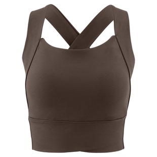 运动内衣女大码瑜伽服上衣防震防下垂跑步运动背心胖mm健身服套装