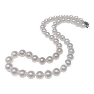 正品假一赔十天然淡水珍珠项链10-11mm强光 送妈妈婆婆礼物