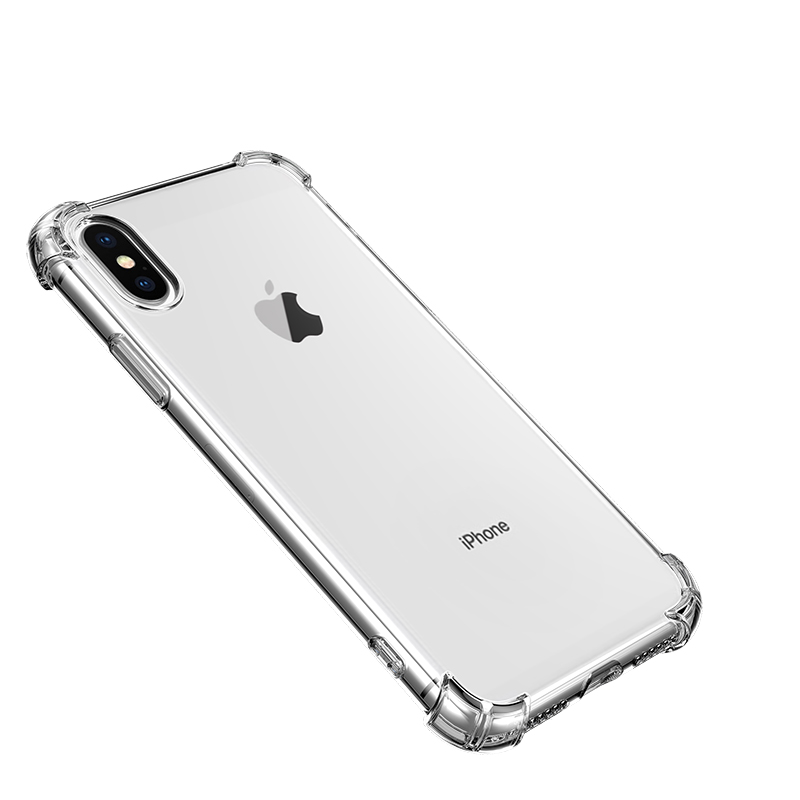 以诺适用苹果X手机壳硅胶软苹果XR透明防摔iPhoneX保护套苹果XsMax气囊防摔壳XS女男潮款全包软壳新款手机壳