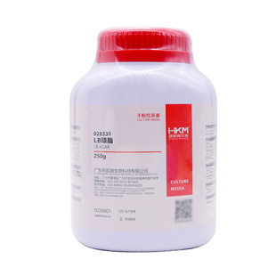 LB琼脂培养基028330BR250g/瓶大肠杆菌琼脂培养基新批次广东环凯