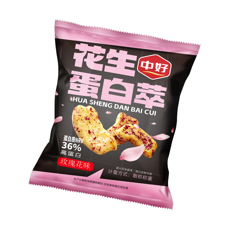 中好花生蛋白脆脆条追剧网红零食