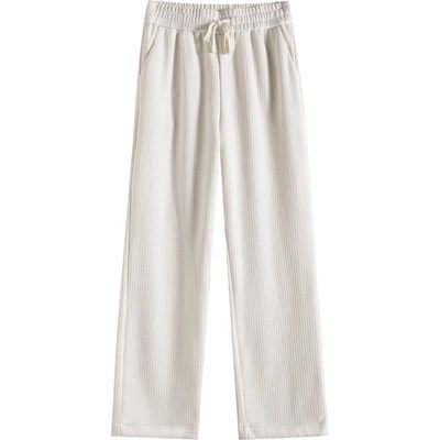 抢购价欧棉绒女裤保暖加厚阔腿裤