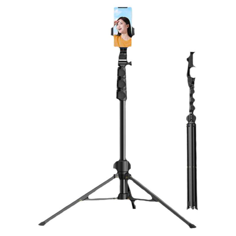 绿联手机直播支架自拍落地三脚架抖音拍照视频摄影录像便携可伸缩