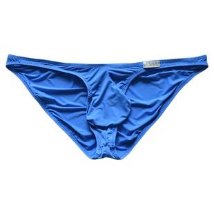 D.M男士内裤低腰性感锦纶潮时尚丝滑三角裤 提臀紧身纯色冰丝正装