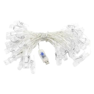 浪漫惊喜后备箱灯串led夹子灯串