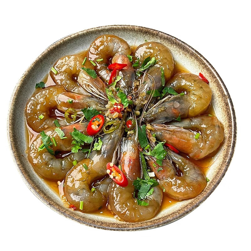 醉虾生腌虾生呛虾大虾泰式生腌虾捞汁小海鲜刺身虾潮汕生腌虾即食