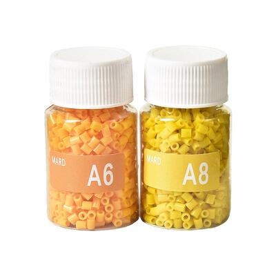 拼豆豆手工收纳盒30ml收纳瓶小豆分装透明小圆瓶小方药瓶10个装