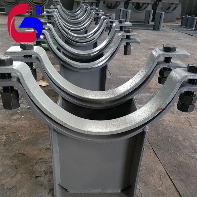 供应J2管夹式T型成品固定可调焊接H管J1托滑动托高度型管托型管