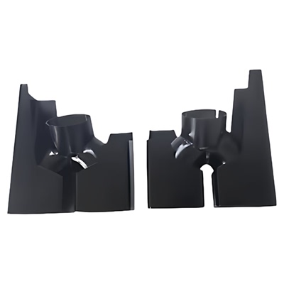 适用路虎新卫士尾喉110/90改装khan四出方形不锈钢装饰罩排气管