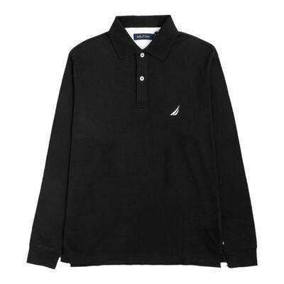 Nautica夏季长袖POLO衫